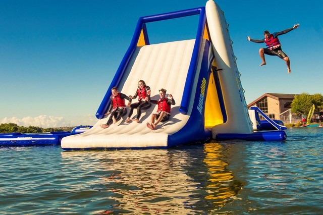 rother valley inflatable water park