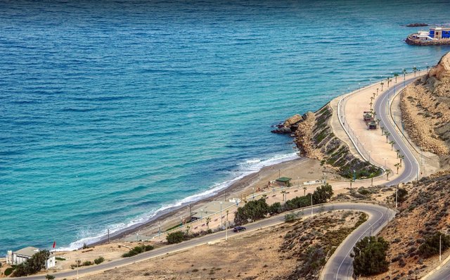 شواطئ الحسيمة في المغرب